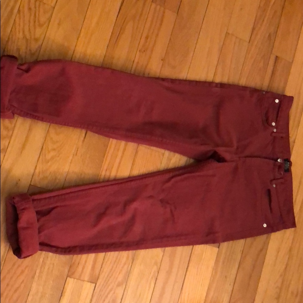 Apc jeans coral colored